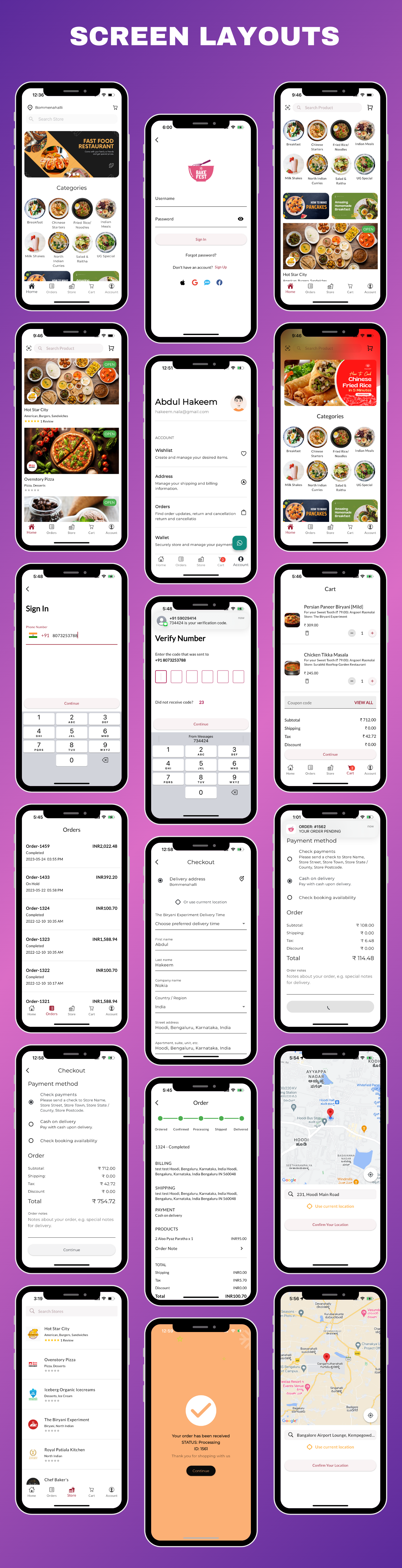 Flutter Food Delivery App for WooCommerce