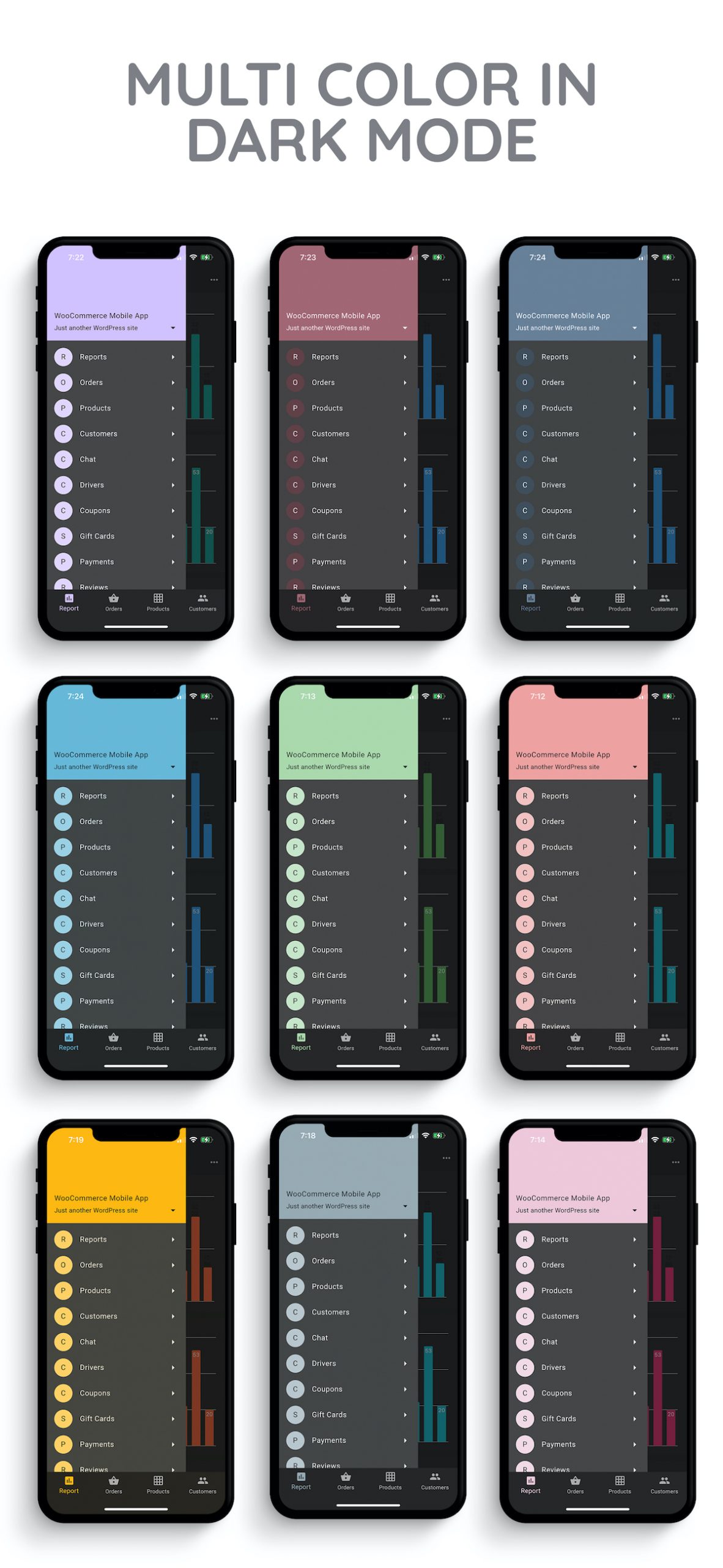 Flutter app for WooCommerce admin, vendors and delivery boys